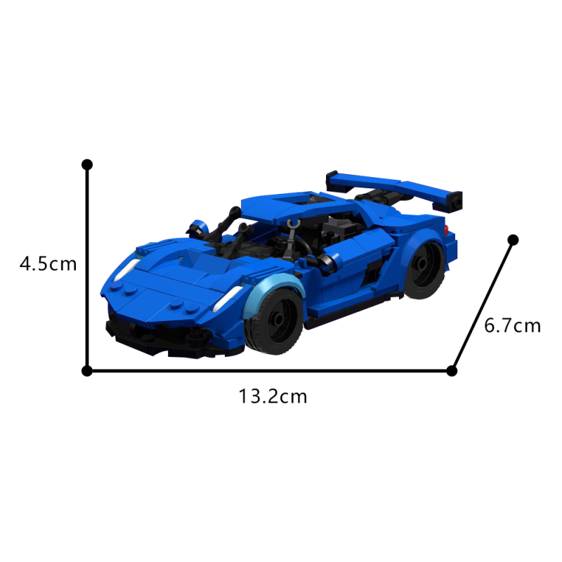 GOBRICKS MOC 182667 Koenigsegg Jesko V2 - YWOBB