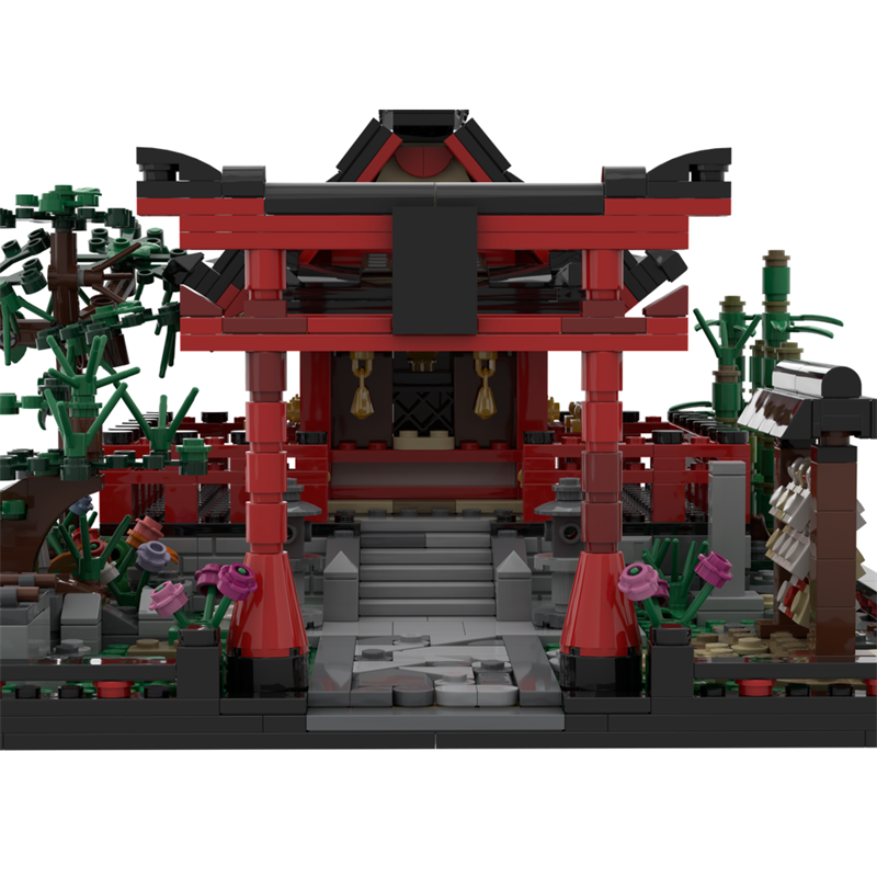 GOBRICKS MOC 186209 Small Shinto Shrine - YWOBB
