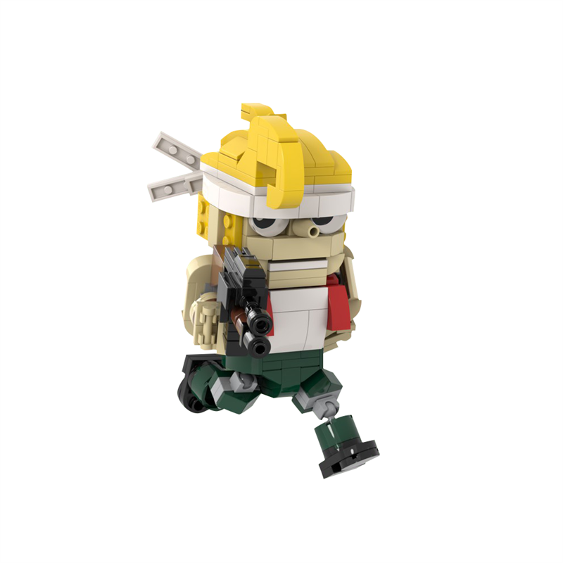 GOBRICKS MOC 185393 METAL SLUG-MARCO - YWOBB