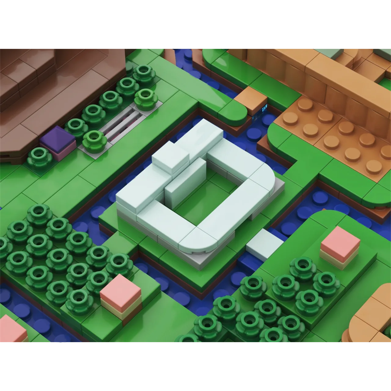 GOBRICKS MOC 183242 The Legend of Zelda: A Link to the Past - Light World Overworld Map - YWOBB