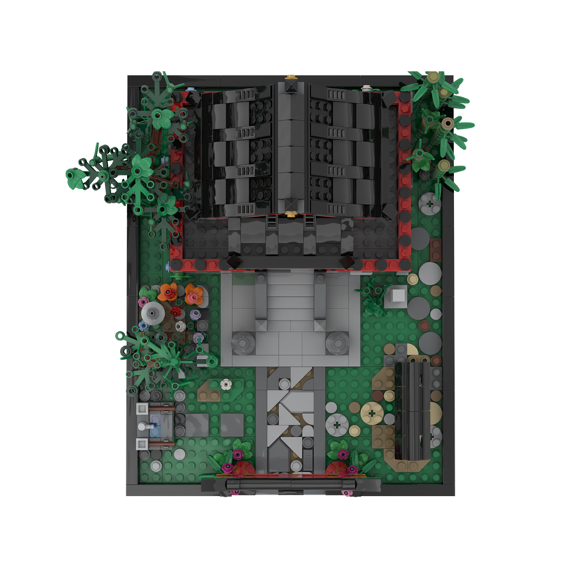 GOBRICKS MOC 186209 Small Shinto Shrine - YWOBB