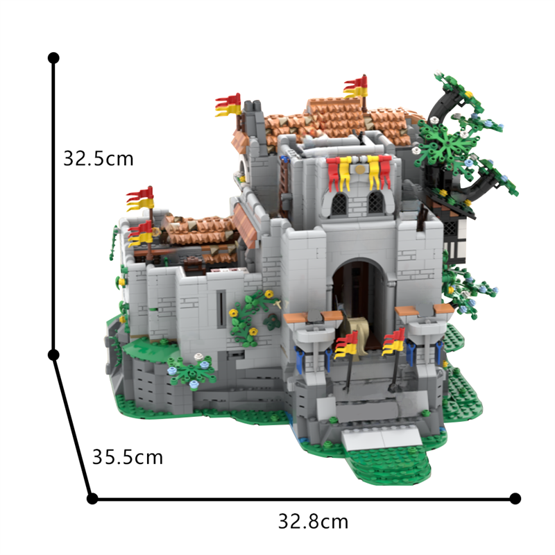 GOBRICKS MOC 187043 Lion's caslte - YWOBB