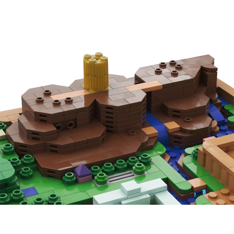 GOBRICKS MOC 183242 The Legend of Zelda: A Link to the Past - Light World Overworld Map - YWOBB
