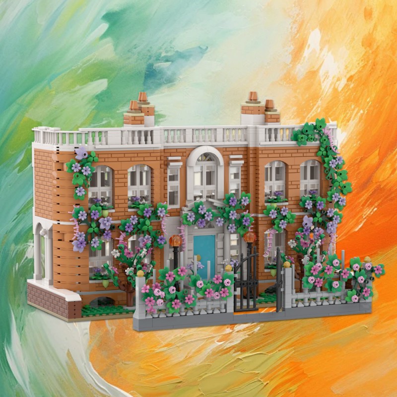 GOBRICKS MOC A2013 Bridgerton Art Museum - YWOBB