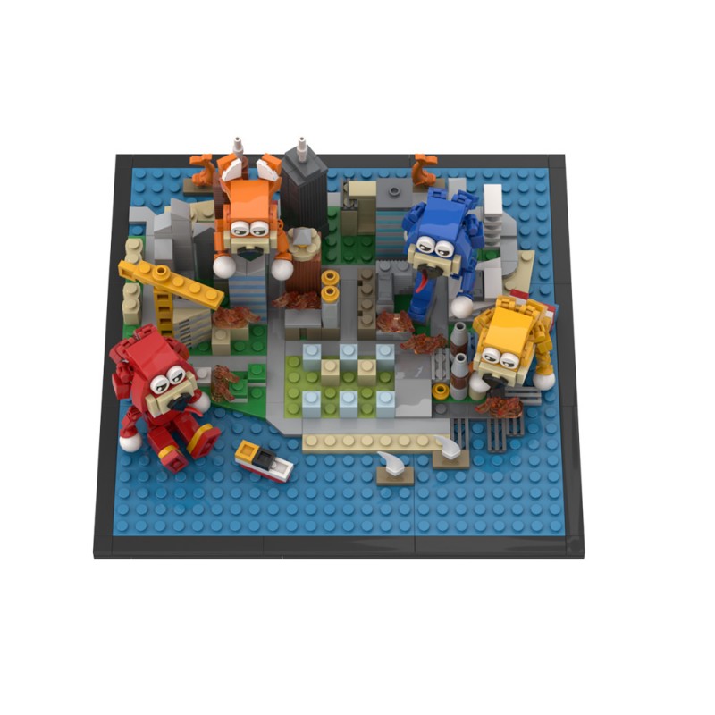GOBRICKS MOC A1670 Sonic the Hedgehog Scenario - YWOBB