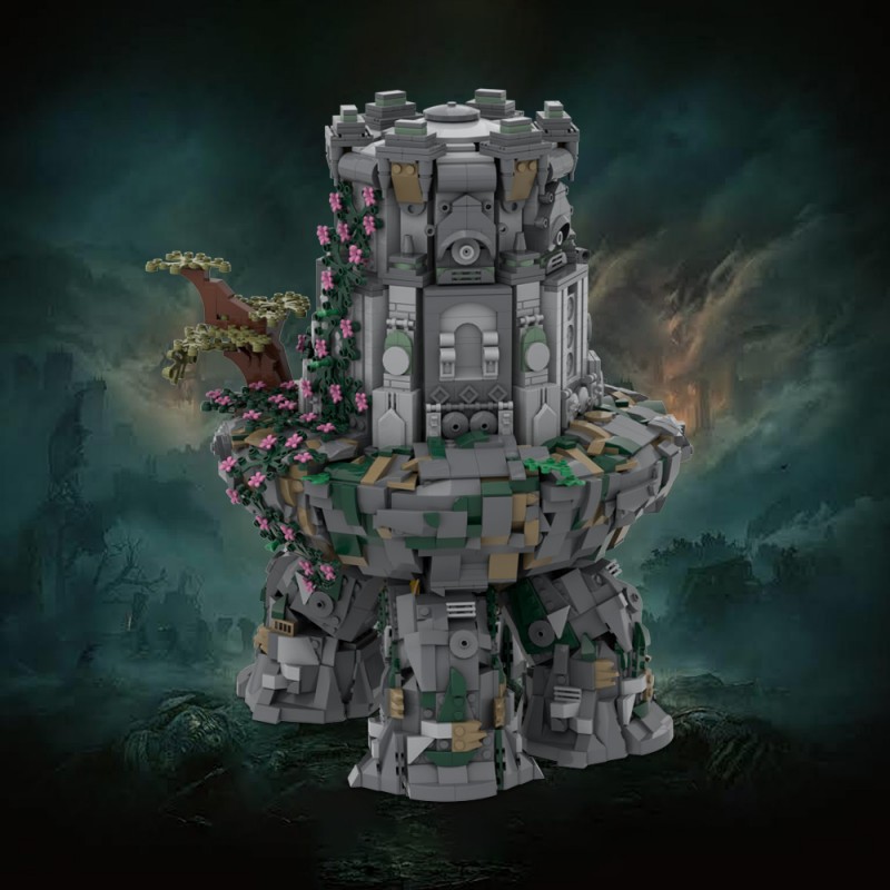 GOBRICKS MOC A1538 Wandering Mausoleum - YWOBB