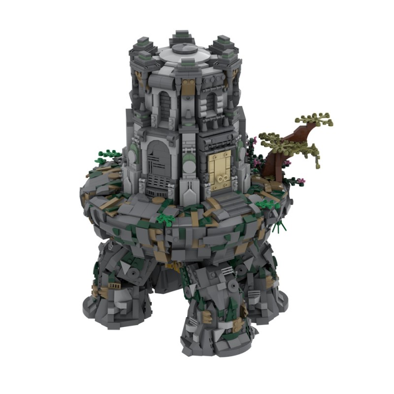GOBRICKS MOC A1538 Wandering Mausoleum - YWOBB
