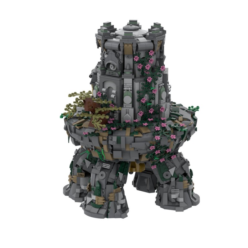 GOBRICKS MOC A1538 Wandering Mausoleum - YWOBB