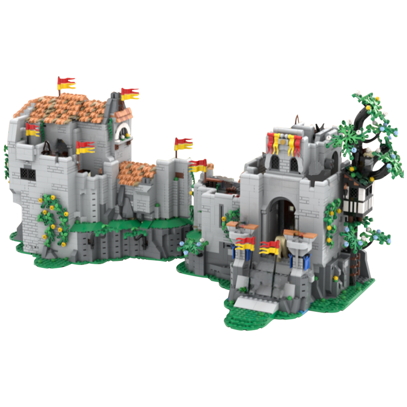GOBRICKS MOC 187043 Lion's caslte - YWOBB