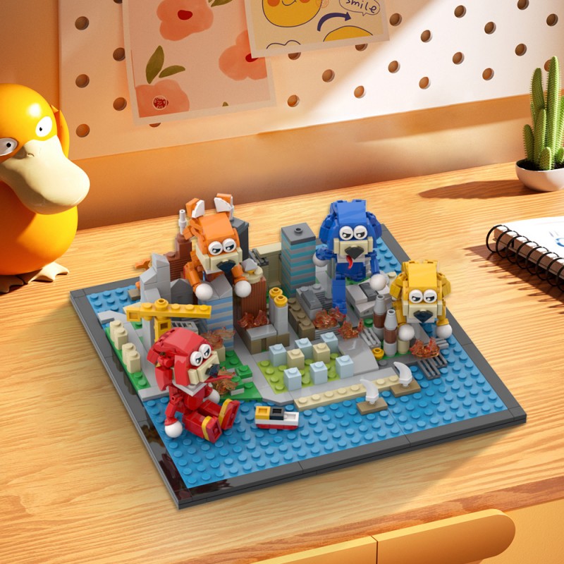 GOBRICKS MOC A1670 Sonic the Hedgehog Scenario - YWOBB