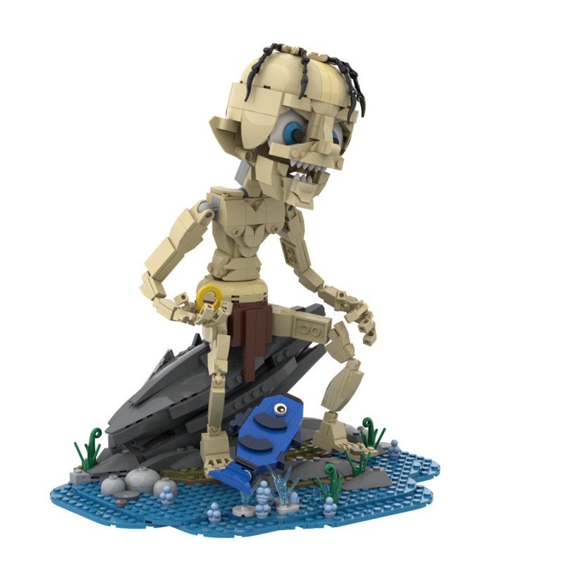GOBRICKS MOC A1659 The Lord of the Rings-Gollum - YWOBB