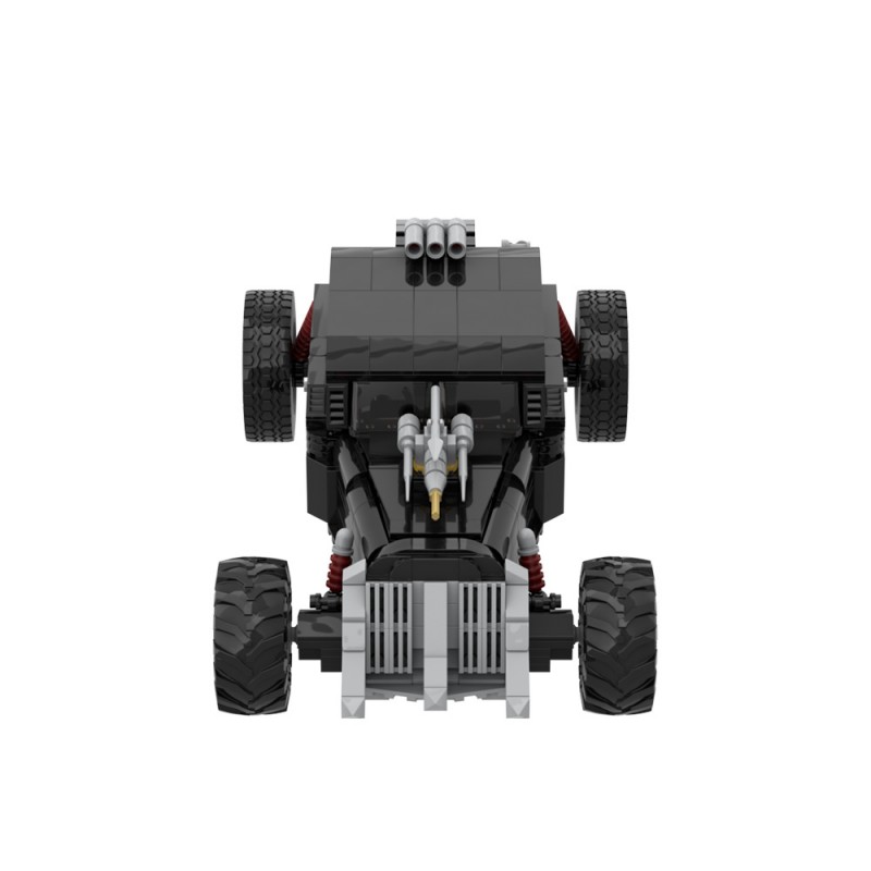 GOBRICKS MOC A1661 mad max irritable black - YWOBB