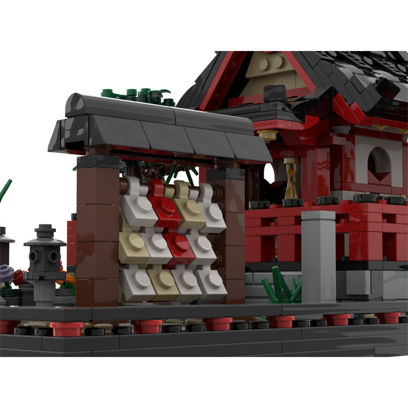 GOBRICKS MOC 186209 Small Shinto Shrine - YWOBB