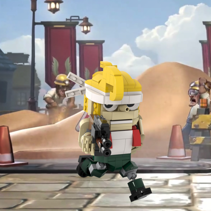 GOBRICKS MOC 185393 METAL SLUG-MARCO - YWOBB