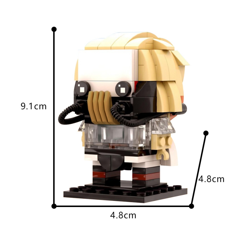 GOBRICKS MOC 185334 Immortan Joe Furiosa Mad Max Brickheadz - YWOBB