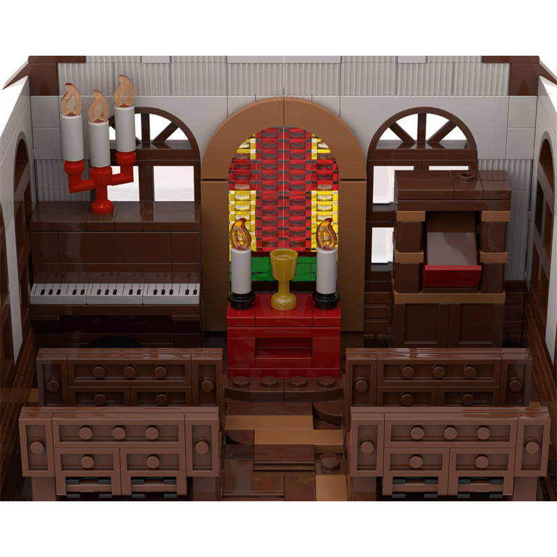 GOBRICKS MOC 173008 Church Western Series #4 - YWOBB