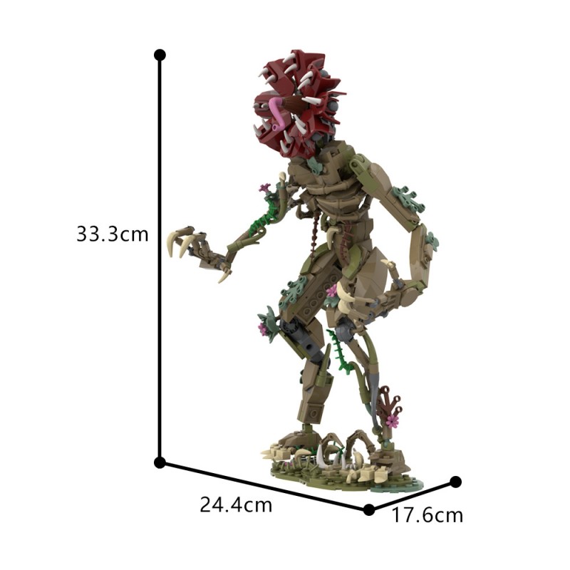 GOBRICKS MOC A1657 Stranger Things Demogorgon - YWOBB