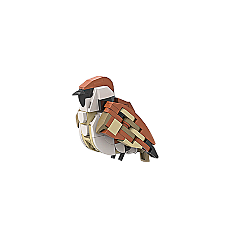 GOBRICKS MOC 132638 Birds 1 - House Sparrow and Great Tit - YWOBB