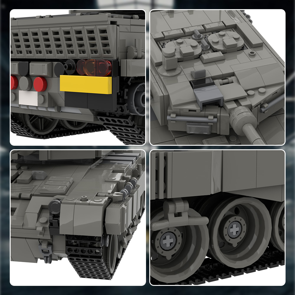 GOBRICKS MOC A1654 Leopard 2 - YWOBB