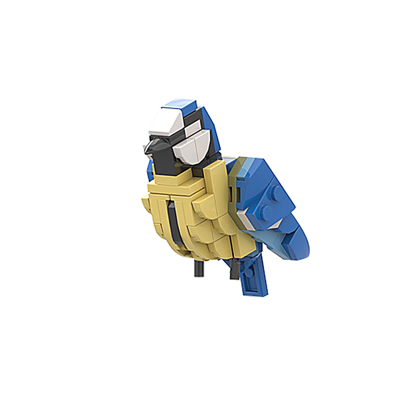GOBRICKS MOC 132638 Birds 1 - House Sparrow and Great Tit - YWOBB