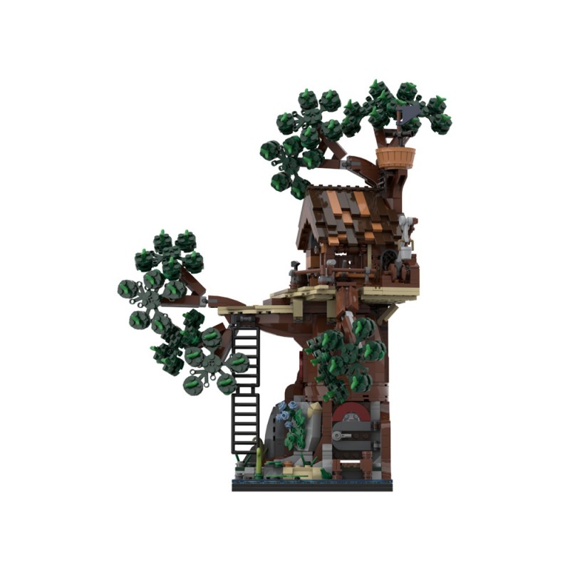 GOBRICKS MOC A1655 Woodland Retreat - YWOBB