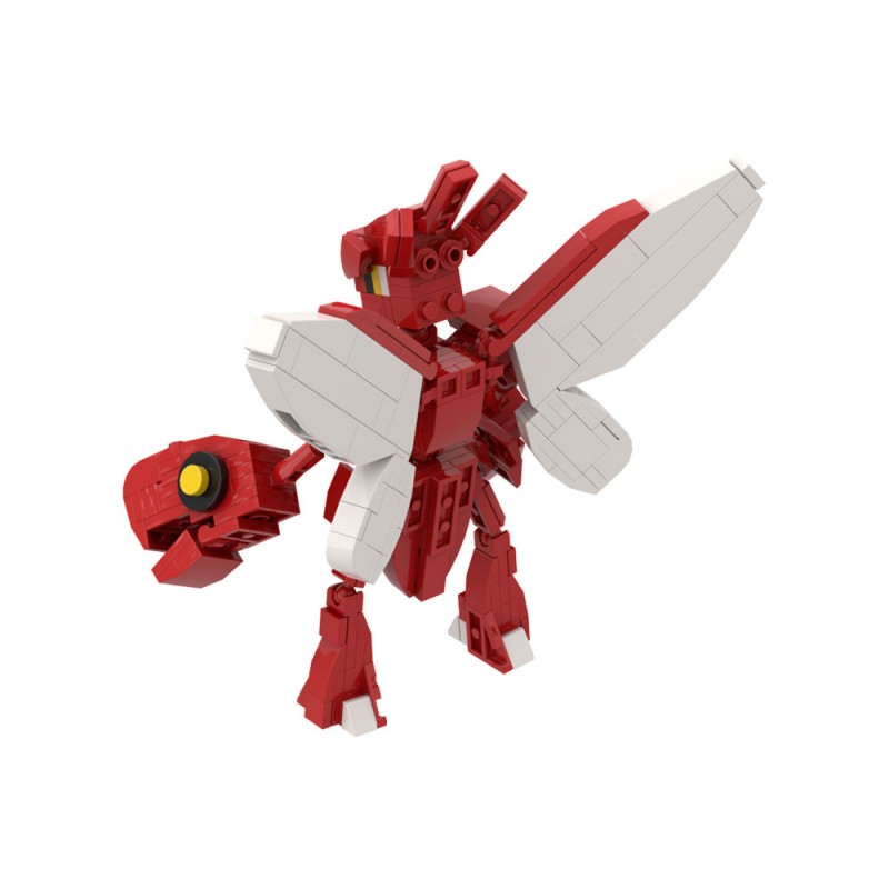GOBRICKS MOC A1650 Pokemon Scizor - YWOBB