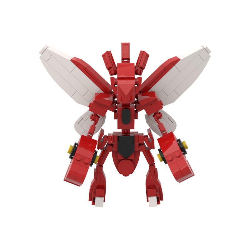 GOBRICKS MOC A1650 Pokemon Scizor - YWOBB