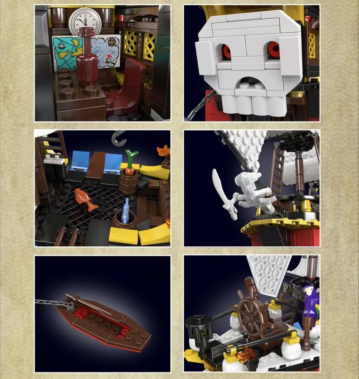 Mould King 10137 RedBeard's Revenge - YWOBB