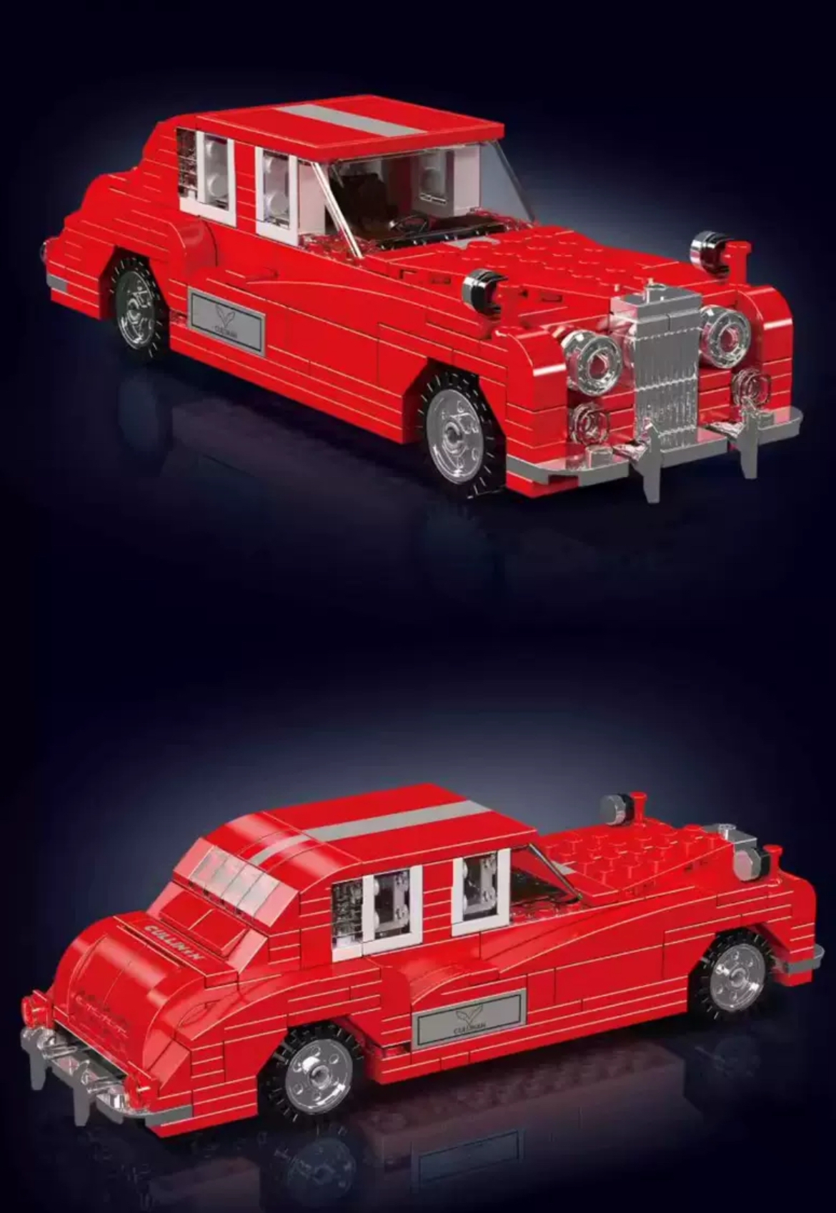 Mould King 10145 RR Lunaz classic car - YWOBB