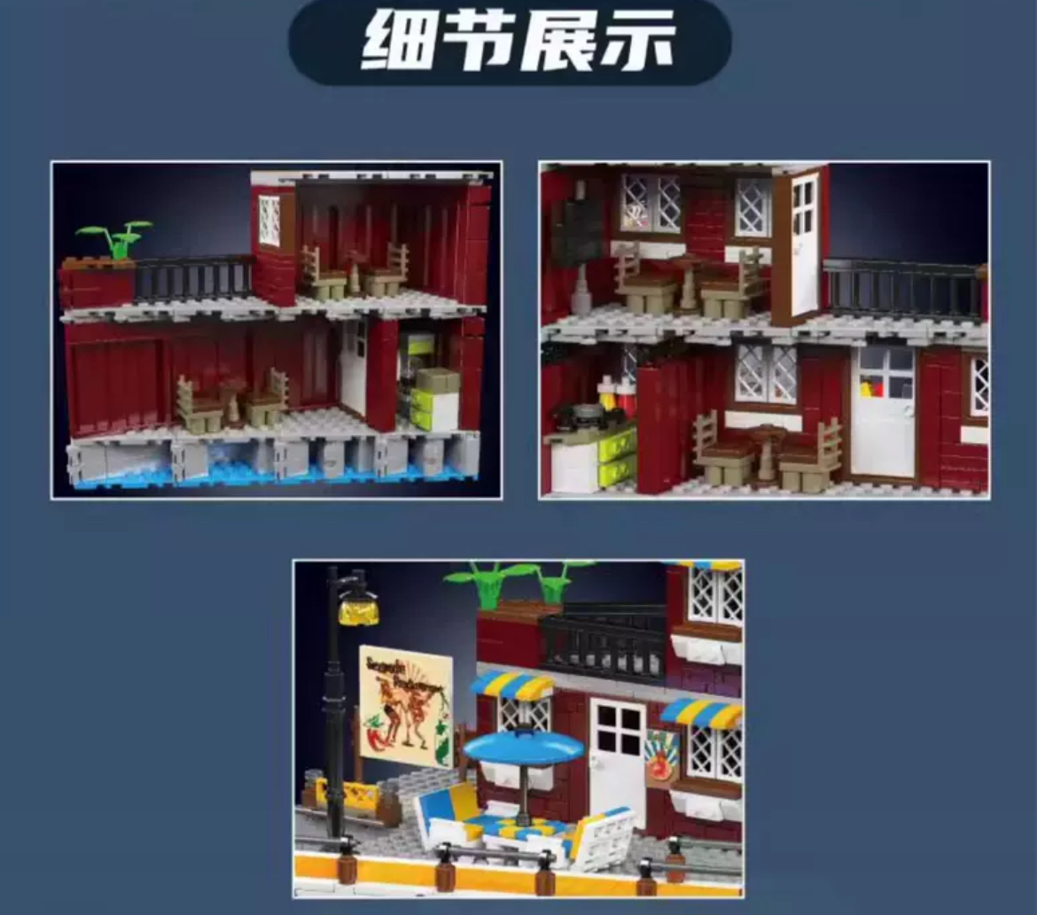 Mould King 10143 Seaside Restaurant - YWOBB