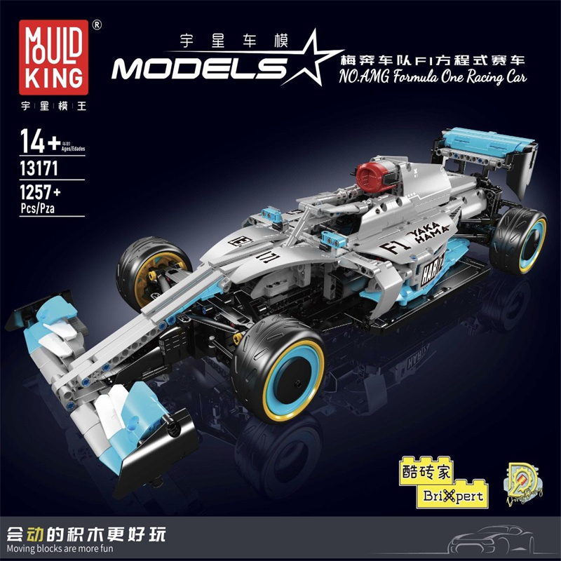Mould King 13171 AMG Formula One Racing Car - YWOBB