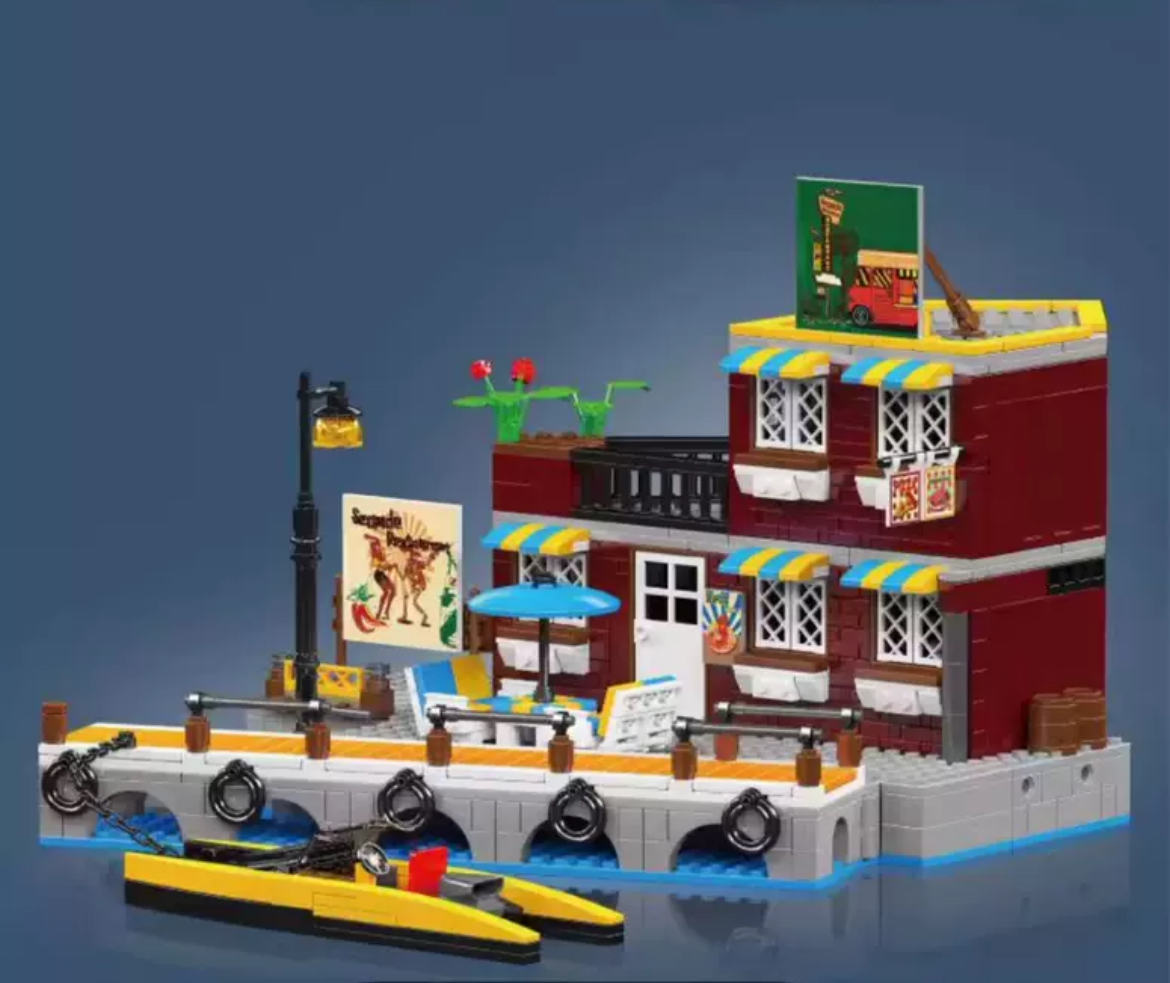 Mould King 10143 Seaside Restaurant - YWOBB