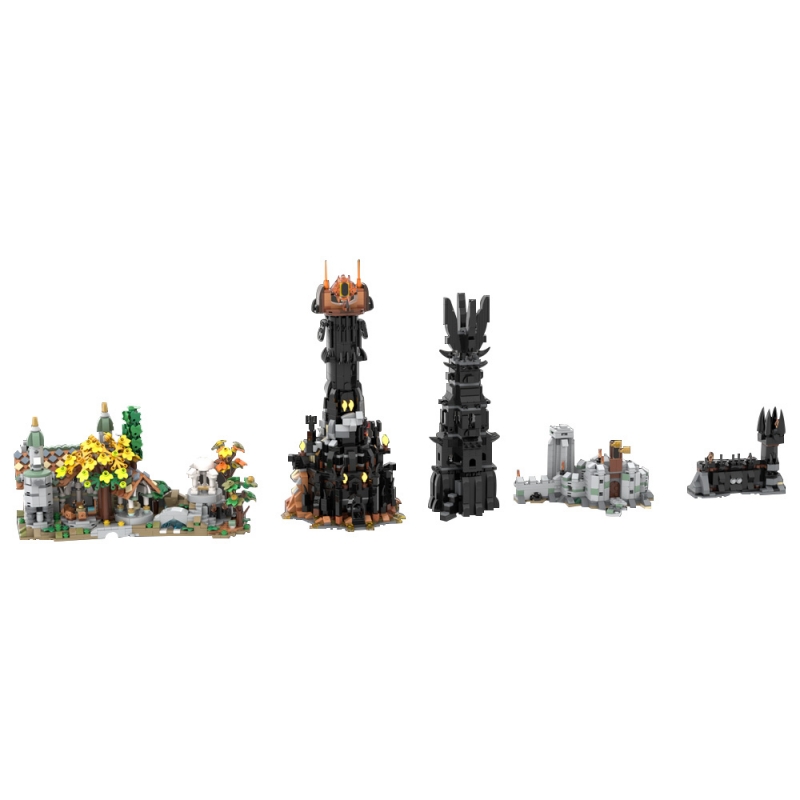 GOBRICKS MOC 192538 Mini Lord Of The Rings Collection 2024 Version - YWOBB