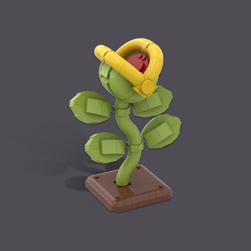 GOBRICKS MOC 191062 Hidden Vine desk ornament - Display Figure - Super Mario Bros - YWOBB