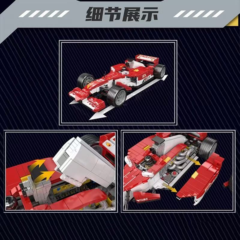 Mould King 10035 F1 Racing - YWOBB