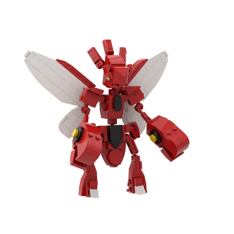 GOBRICKS MOC A1650 Pokemon Scizor - YWOBB