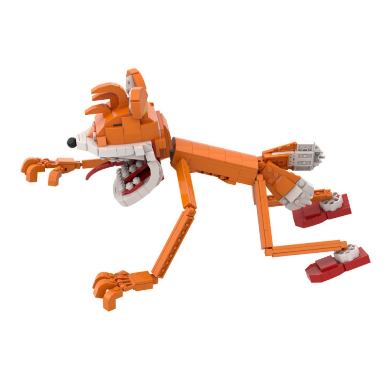 GOBRICKS MOC A1624Y03 Sonic the Hedgehog - Orange - YWOBB