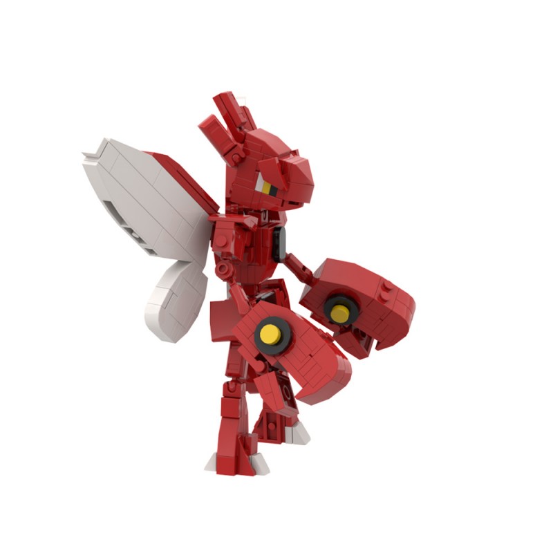 GOBRICKS MOC A1650 Pokemon Scizor - YWOBB