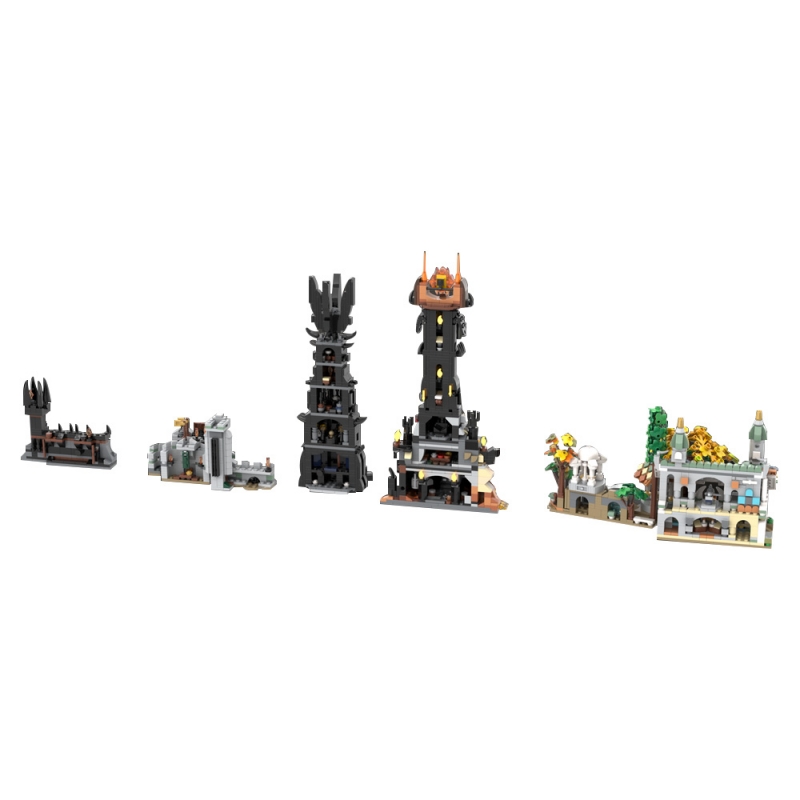 GOBRICKS MOC 192538 Mini Lord Of The Rings Collection 2024 Version - YWOBB