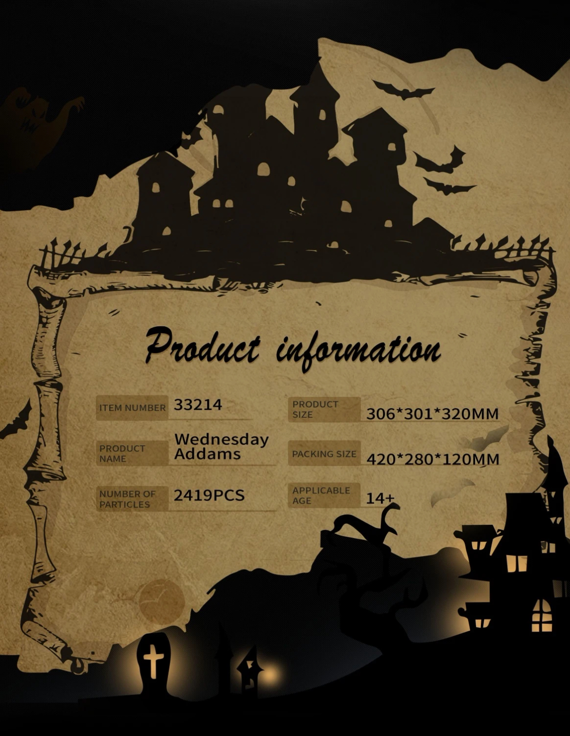 BAKA 33214 Wednesday Addams - YWOBB