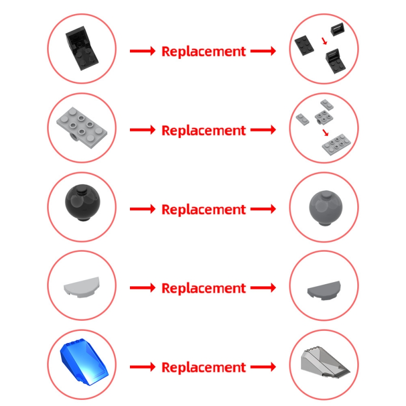 GOBRICKS MOC 182100 Gunstar The Last Starfighter - YWOBB