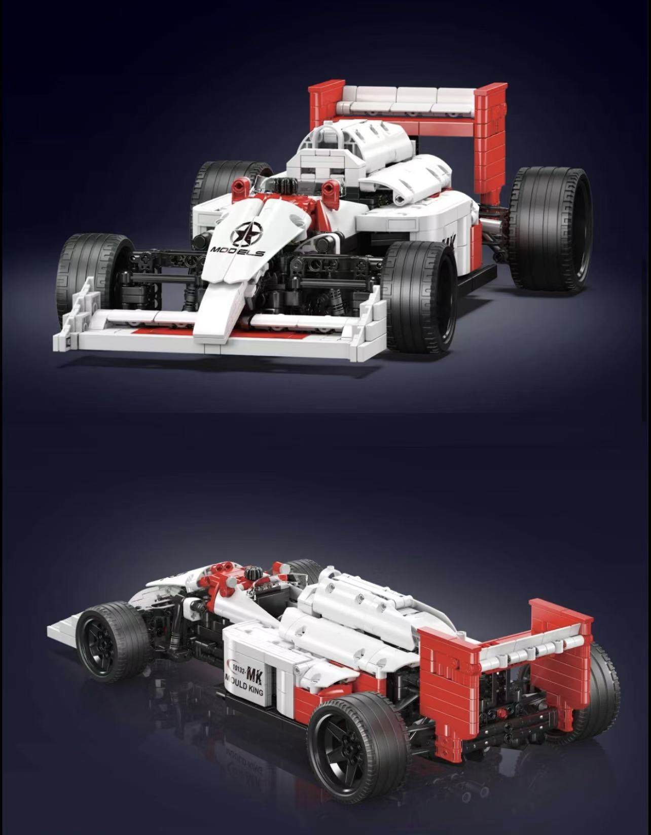 Mould King 10132 MP414 Formula Racing Car - YWOBB