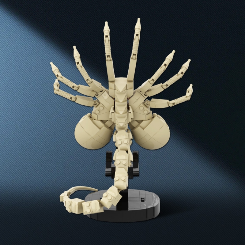 GOBRICKS MOC A1582 Alien Facehugger - YWOBB