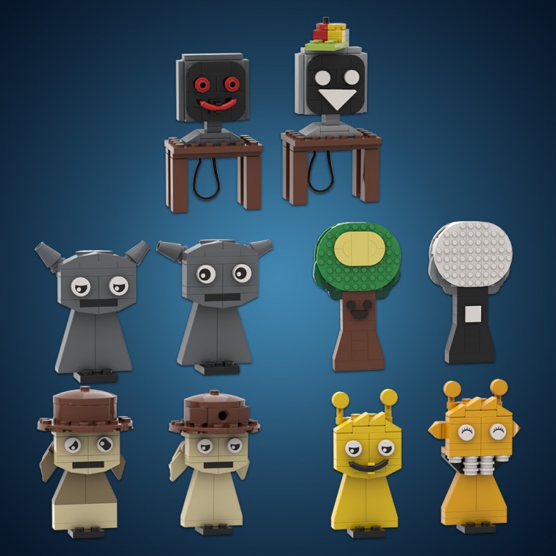 GOBRICKS MOC A1660Y03 Incredibox Sprunki Elves - YWOBB