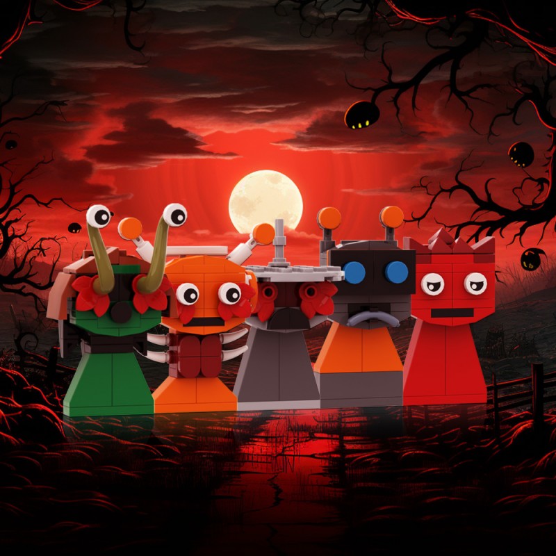 GOBRICKS MOC A1660Y02 Incredibox Sprunki Elves - YWOBB