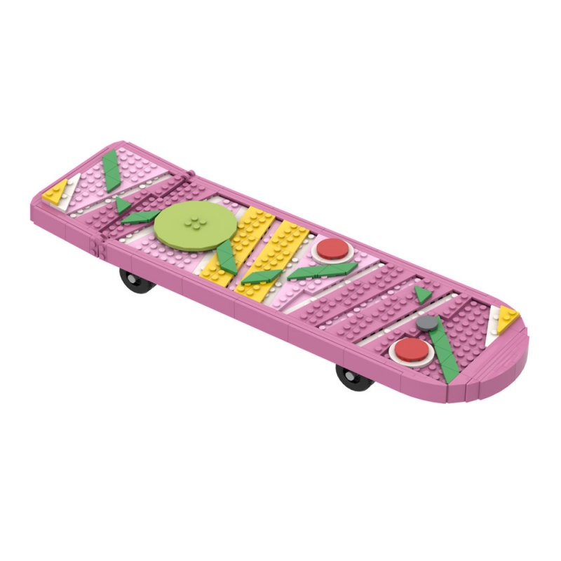 GOBRICKS MOC A1587Y02 Back to the future skateboard-skateboard - YWOBB