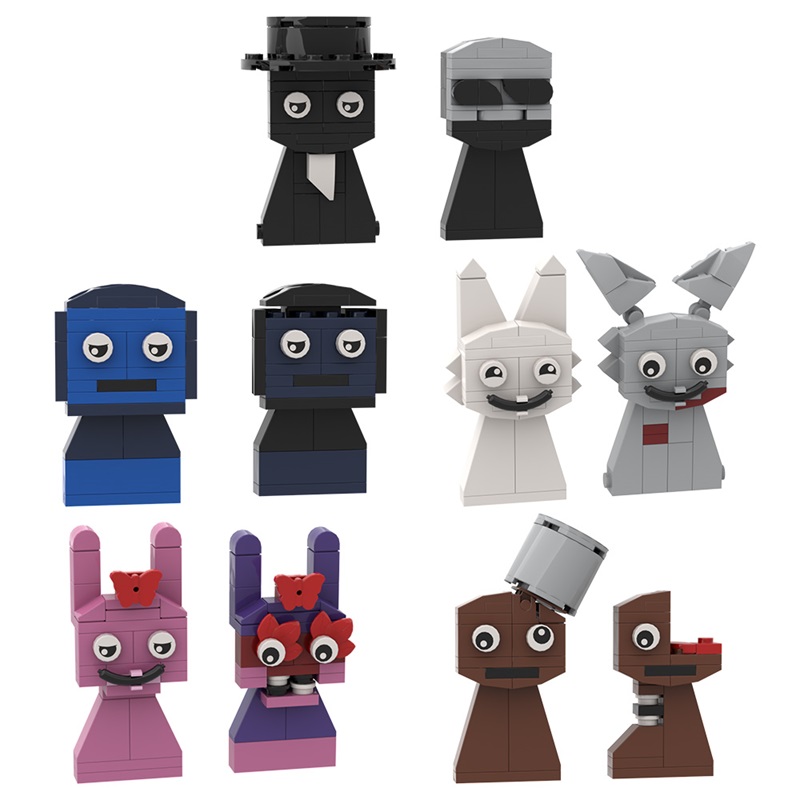 GOBRICKS MOC A1660Y04 Incredibox Sprunki Elves - YWOBB