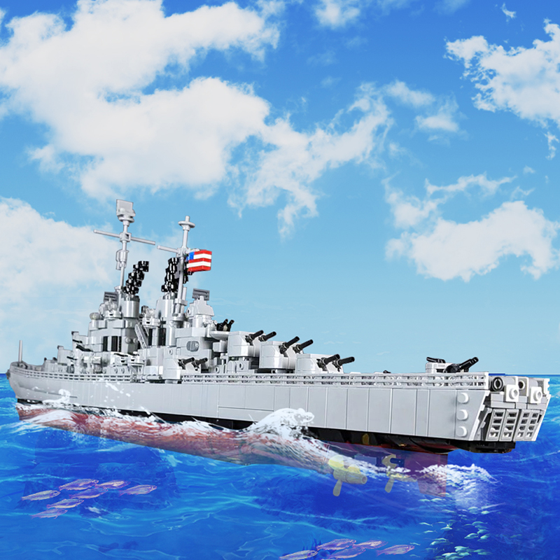 GOBRICKS MOC A1042 Atlanta-class Cruiser - YWOBB