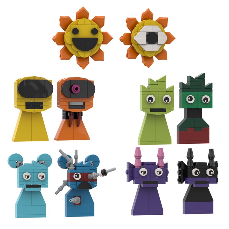 GOBRICKS MOC A1660Y01 Incredibox Sprunki Elves - YWOBB