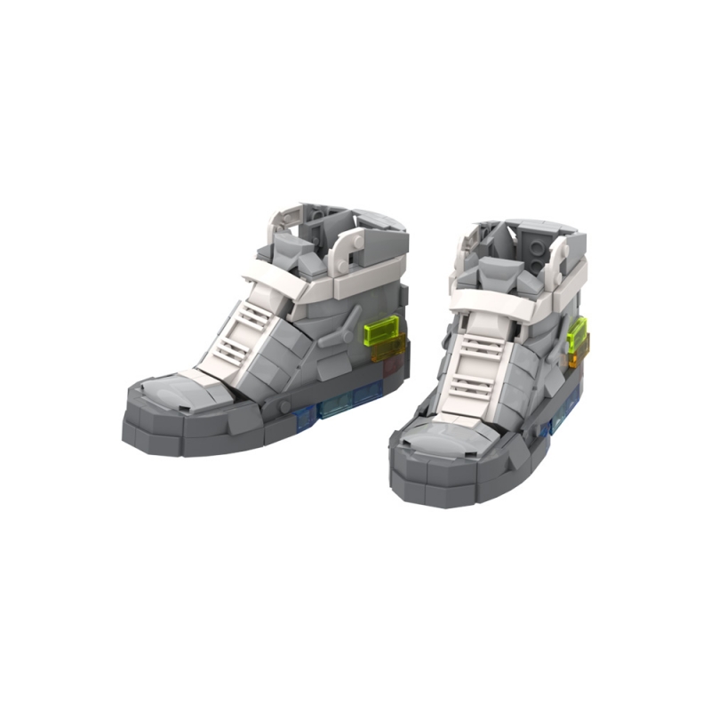 GOBRICKS MOC A1587Y01 Back to the future skateboard shoes - YWOBB